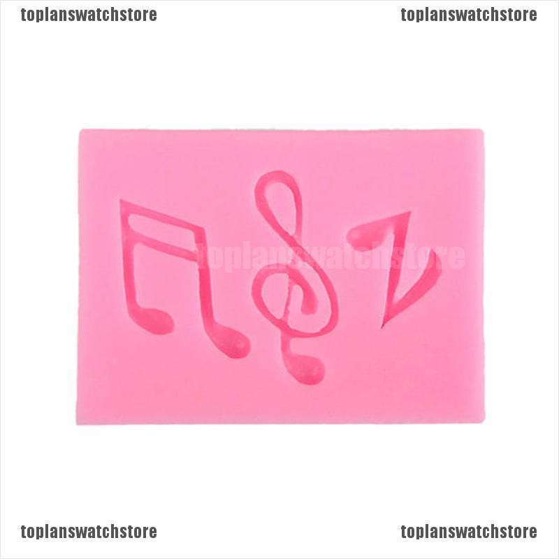 Khuôn Silicone Tạo Hình Nốt Nhạc Trang Trí Bánh