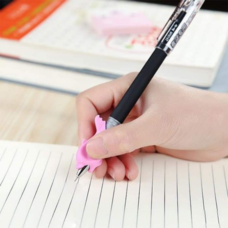 set 10 đệm bút cá heo cầm bút đúng cách viết chữ đẹp, chống chai tay