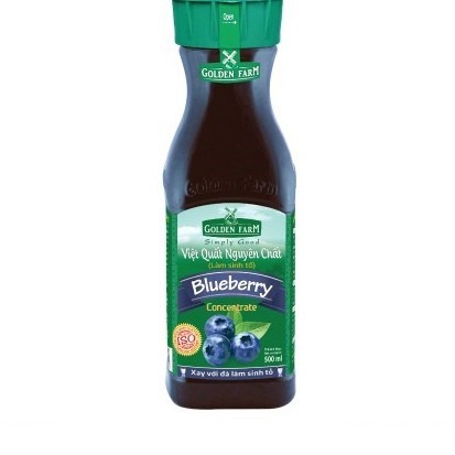 Sinh Tố Việt Quất Golden Farm (Blueberry Smoothie Base - GF) 500 ml