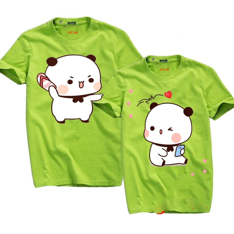 ÁO ĐÔI TÌNH YÊU ,BẠN BÈ IN HÌNH GẤU LÊU LÊU ĐÙA NHAU DỄ THƯƠNG
