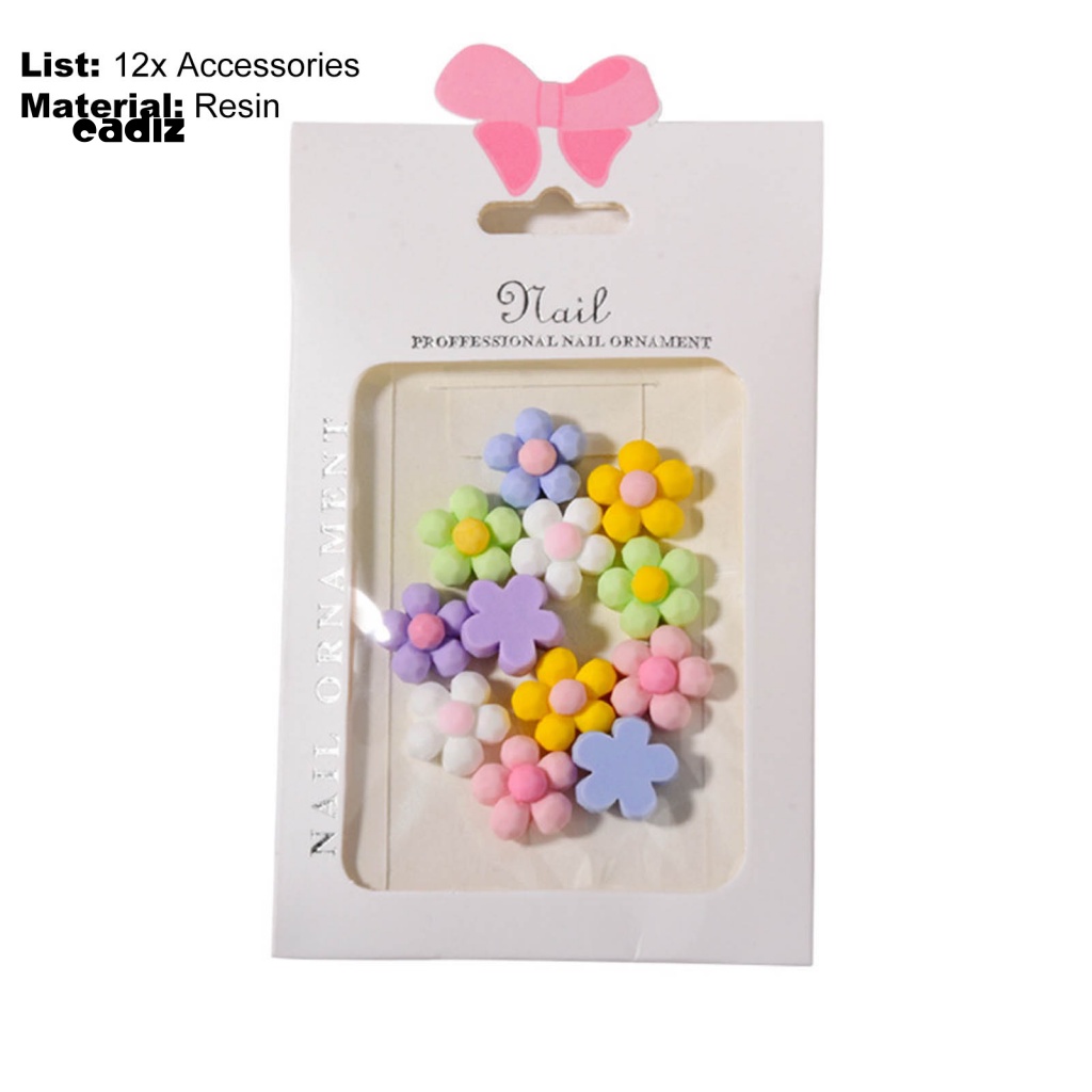 Phụ Kiện Trang Trí Móng Tay Nghệ Thuật Bằng Resin Họa Tiết Hoạt Hình 3D DIY