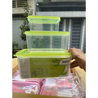 BỘ HỘP NHỰA 3 MÓN DUY TÂN. HỘP BẦU DUY TÂN...