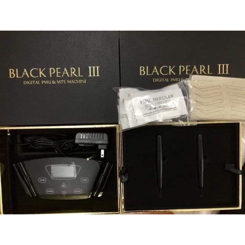 Máy BLACK PEARL 3 Kỹ Thuật Số Hai Tay Cầm Chuyên Phun Xăm Thẩm Mỹ