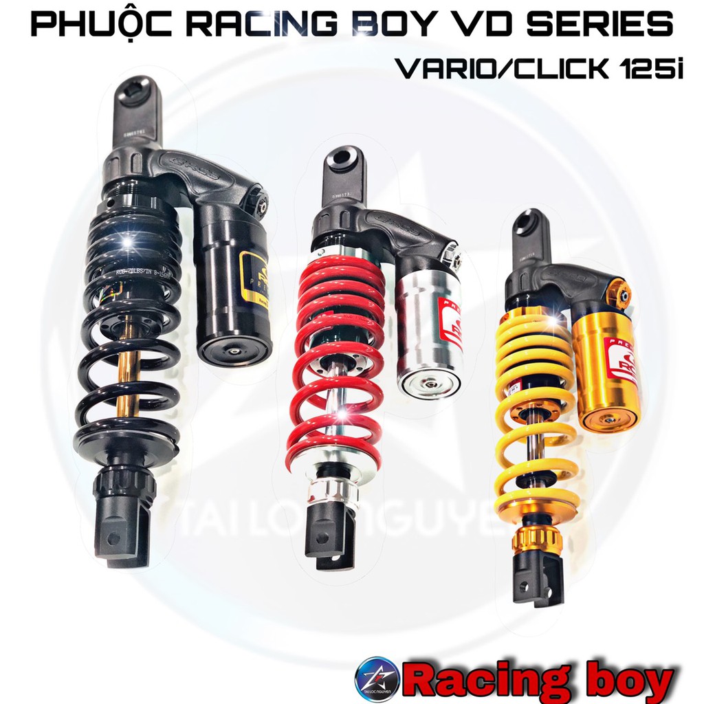 PHUỘC RACING BOY VD SERIES CHO VARIO/CLICK125i CHÍNH HÃNG