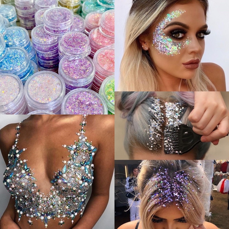 Gel kim tuyến siêu flash chuyên mặt/body/tóc