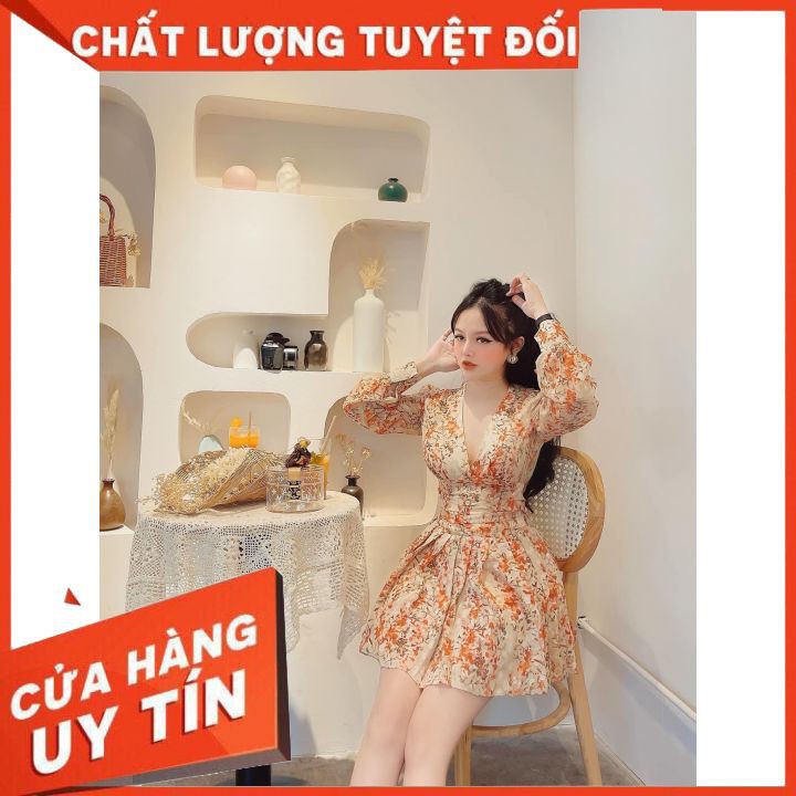 🤜váy hoa nữ cao cấp🤜HOÀN TIỀN 200% nếu không đúng mẫu,SIZE<60KG,KIỂU dáng trẻ trung,sang trọng,sexy,chất lụa đẹp👏