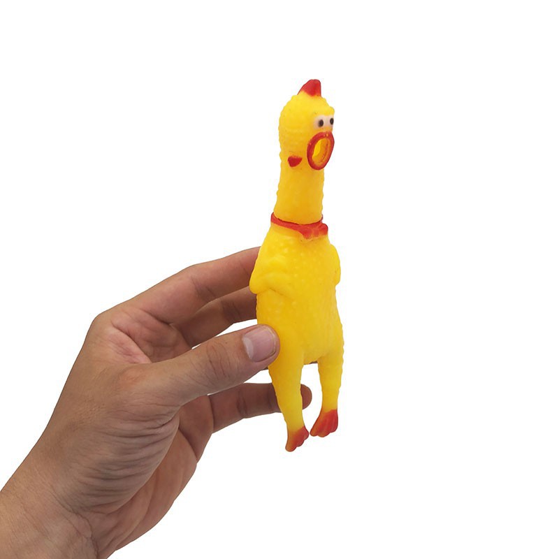 Đồ chơi gà bóp kêu Shrilling Chicken size 17 cm TX012 shop dochoigiare188