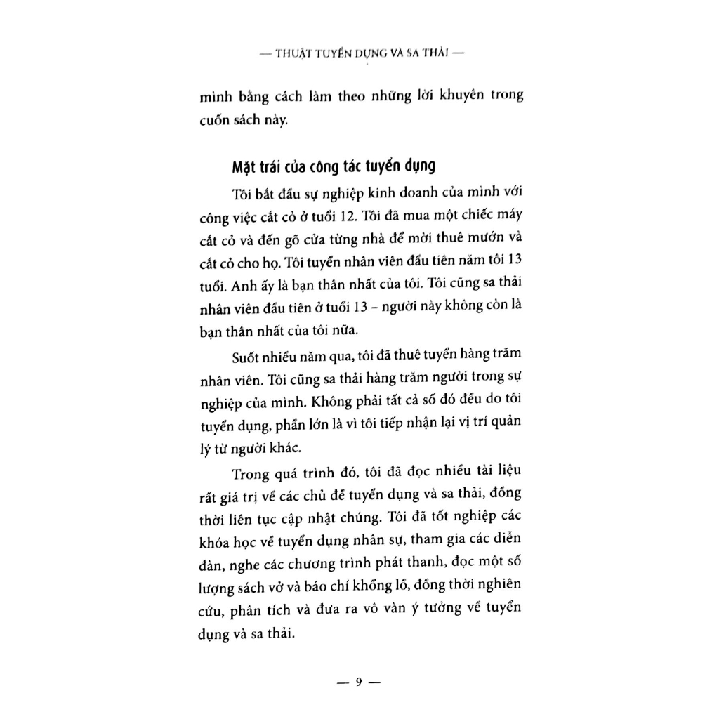 Sách - Thuật Tuyển Dụng Và Sa Thải (Tái Bản 2019) | BigBuy360 - bigbuy360.vn