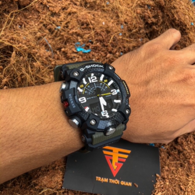Đồng hồ nam Casio G-shock GG-B100-1A3 - Kích thước vỏ : 55,4×53,1×19,3mm