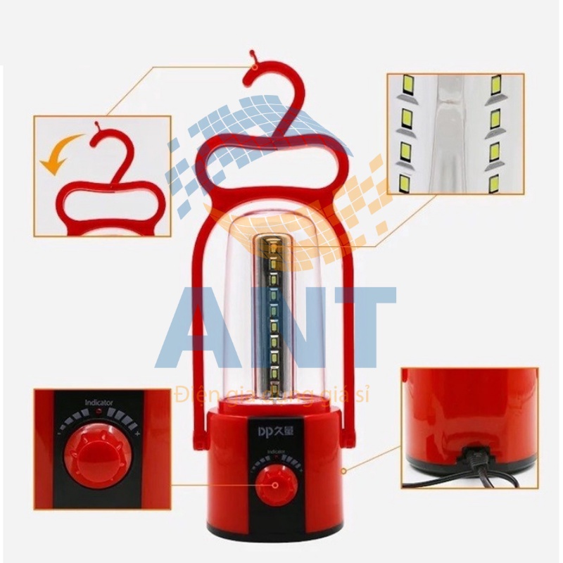 Đèn Pin Sạc Xách Tay DP Led 7048 40 Led Siêu Sáng pin trâu