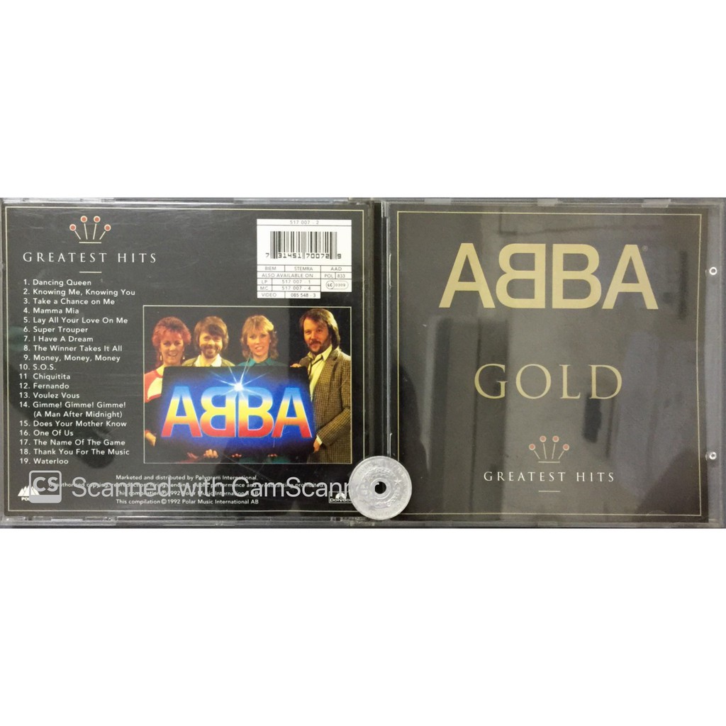 Stereomate - CD gốc: ABBA - Gold