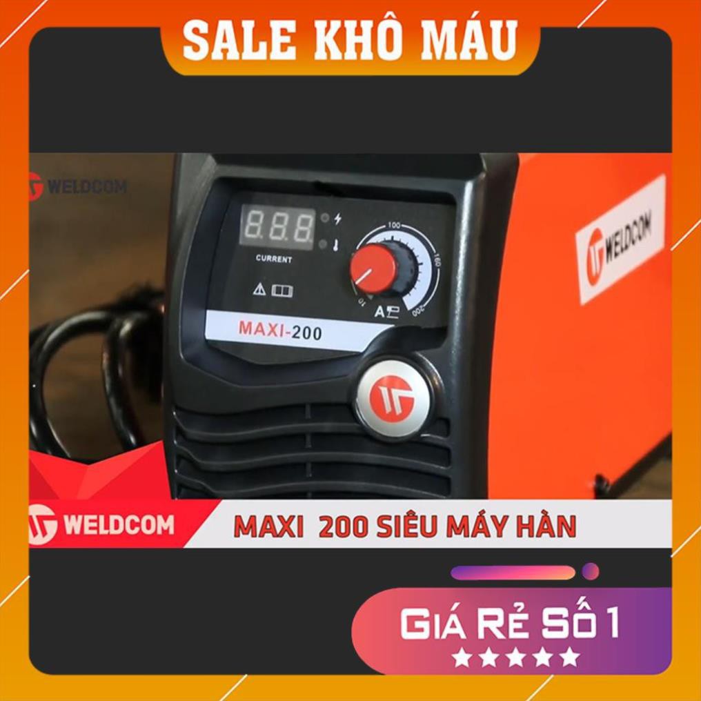 Máy hàn que siêu khoẻ Weldcom MAXI 200