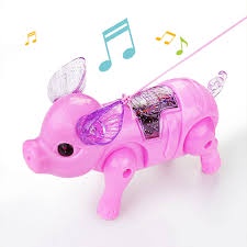 ĐỒ CHƠI TRUNG THU CHO BÉ- HEO CON BIẾT ĐI CÓ NHẠC CÓ ĐÈN VUI NHỘN