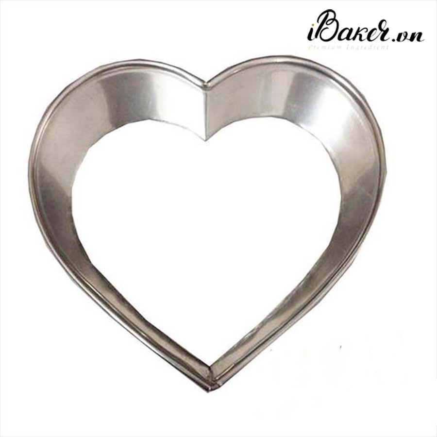 Khuôn ring inox Tim cao 6cm