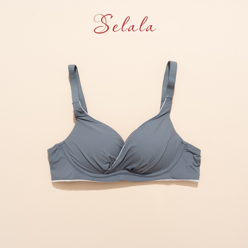 Áo Lót Su Selala Đệm Vừa Form Chuẩn Không Gọng Nâng Đẩy Tạo Khe AV18