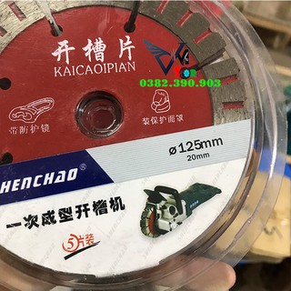 2 lưỡi cắt gạch senchao 125mm - lưỡi cắt rãnh 125mm