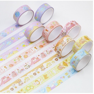 Cuộn Băng Dính Washi Flowertree Dùng Để Trang Trí