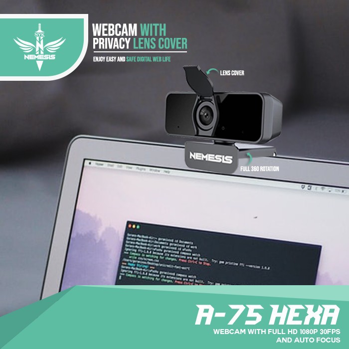 Webcam Nyk Nemesis A75 Hexa Full Hd 1080p Chất Lượng Cao | BigBuy360 - bigbuy360.vn