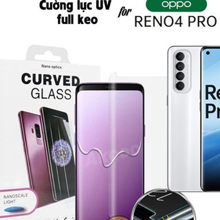Kính cường lực Oppo Reno 4 Pro - Full keo UV Loại xịn