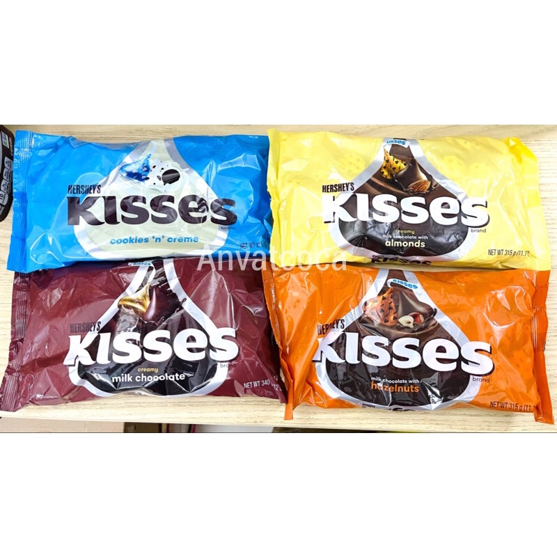 Socola Hershey's Kisses Các Loại bịch 315g~340g Mỹ