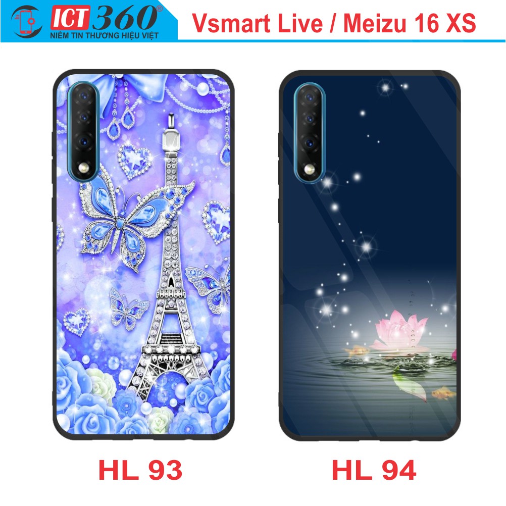 Ốp Lưng Kính VSMART LIVE/ MEIZU 16 XS - In Theo Yêu Cầu - Hình 3D