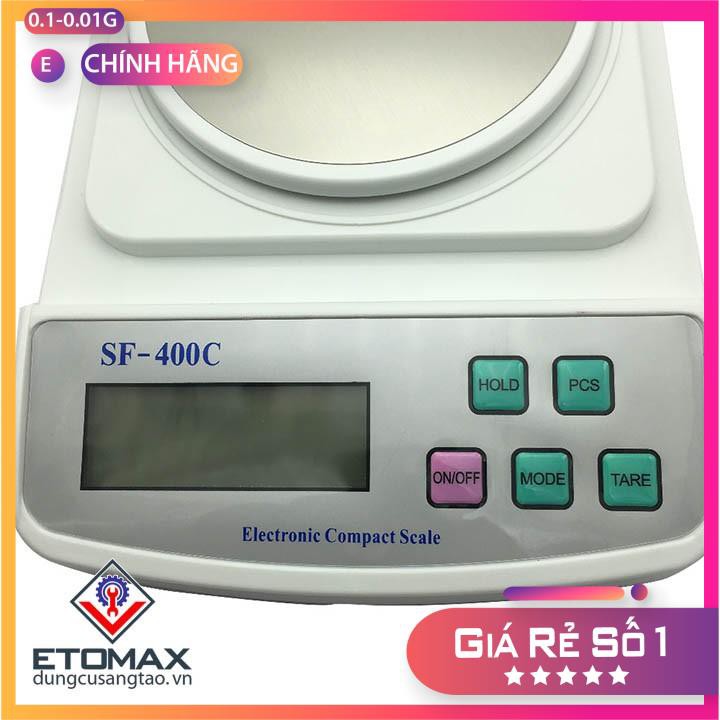 Cân tiểu ly để bàn 500g x 0.01g SF-400C, Hàng chính hãng, Đã Hiệu Chuẩn