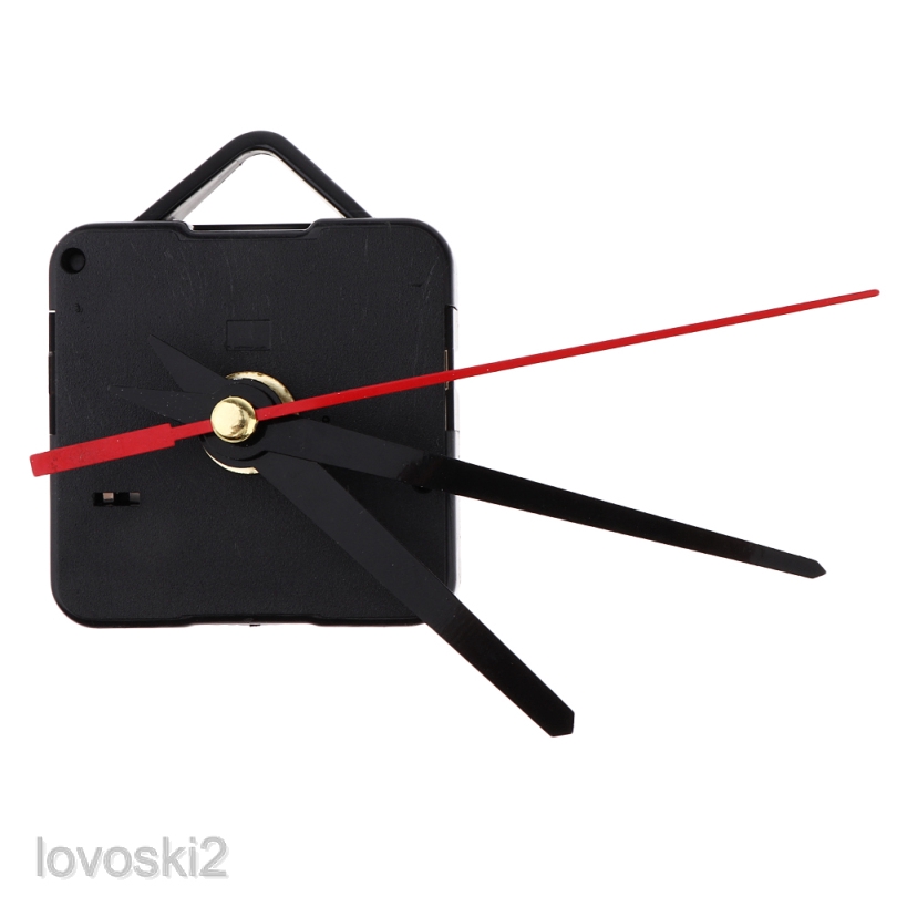 1x Movement with Pointer for Quartz Wall Clock Repair Replacement Black Red