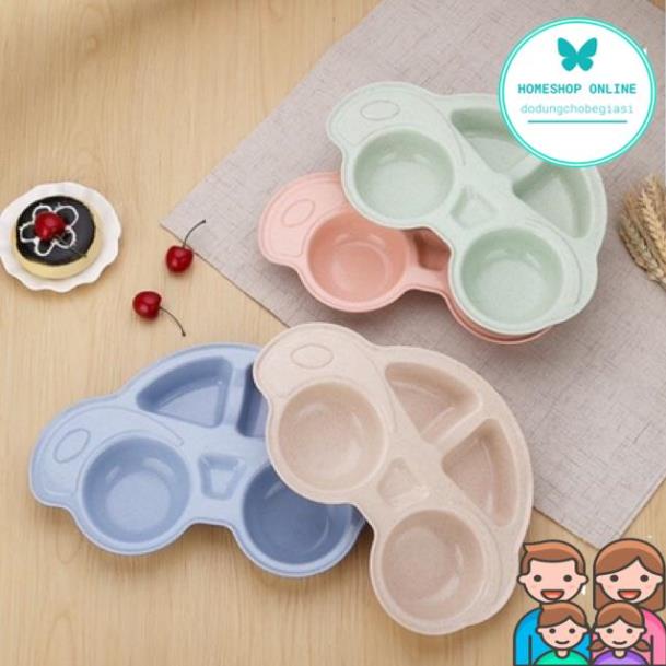 Khay ăn dặm lúa mạch hình Oto