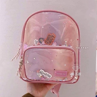 [CÓ SẴN] Balo ZARA Tím Hồng xinh xinh cho bé yêu đi chơi, đi học