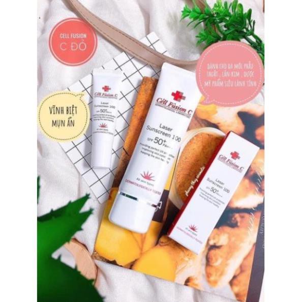 (BẢN NHẬP KHẨU) Kem Chống Nắng Cell Fushion C (Xanh-Đỏ-Hồng) | BigBuy360 - bigbuy360.vn