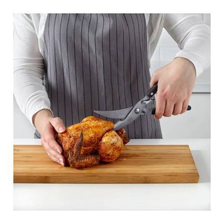 Kéo inox cắt gà, cá có lò xo nén trợ lực, có chốt an toàn chính hãng PRESTERA IKEA