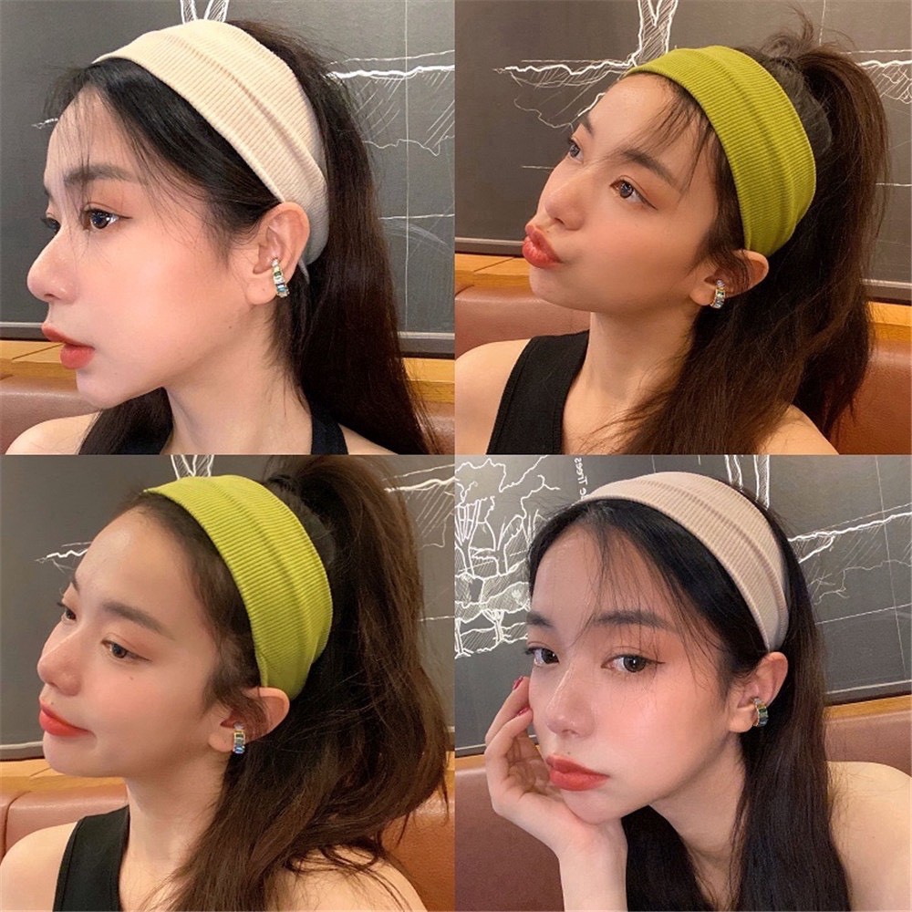 Băng Đô Len Mềm Mịn Co Giãn Headband (Video thật)