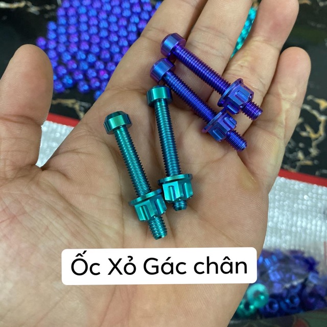 Bộ ốc GR5 xỏ gác chân gắn mọi xe