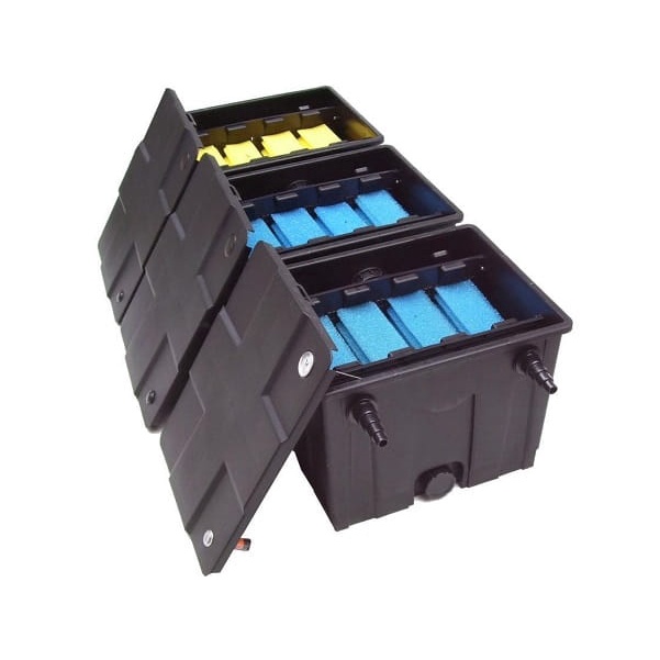 THÙNG LỌC CHO HỒ CÁ KOI 10000LIT/H 3 NGĂN CBF350 kyanhkoifarm.com