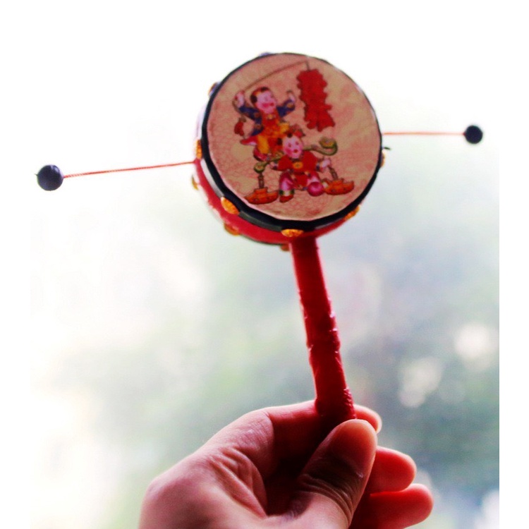 Trống lắc tay truyền thống cho bé