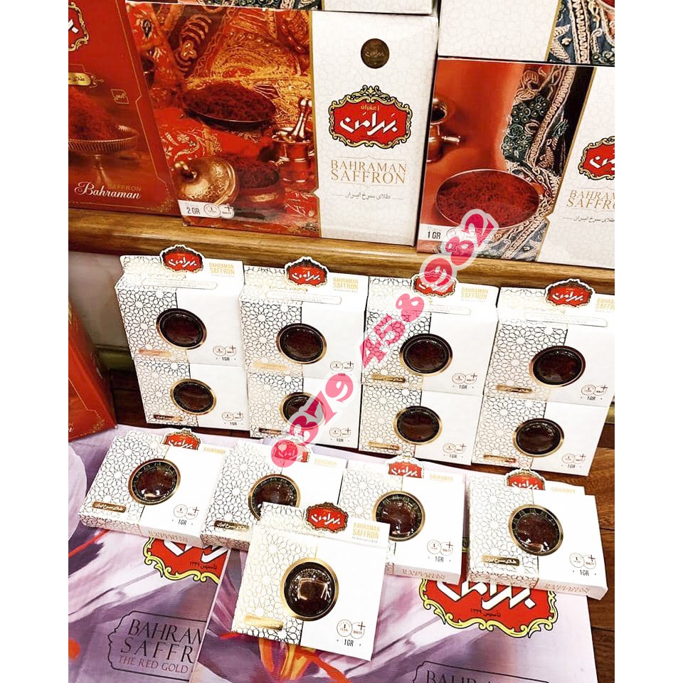 1.0 Gr Saffron Bahraman Thiếc Trắng Super Negin |Nhụy hoa nghệ tây chính hãng Iran | BigBuy360 - bigbuy360.vn