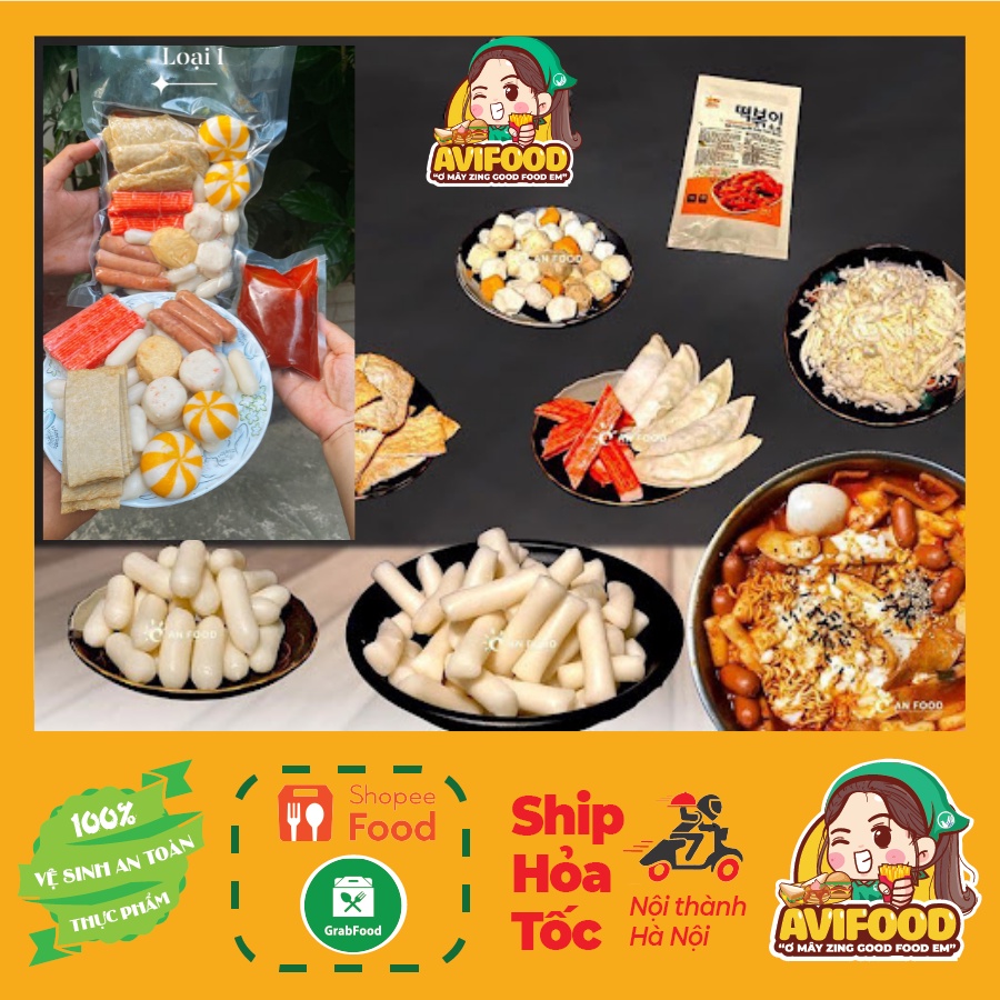 DATE MỚI [CHỈ SHIP NỘI THÀNH HÀ NỘI] Set lẩu Tokbokki Loại 1 NHIỀU TOPPING Siêu Ngon Ngày Lạnh - Avifood Đồ ăn hot trend | BigBuy360 - bigbuy360.vn