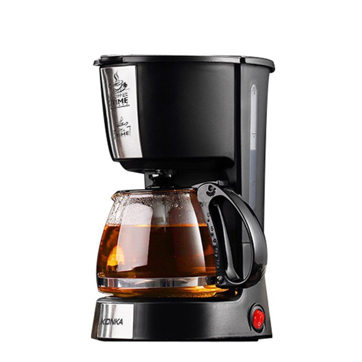 Máy pha cà phê tự động KonKa công suất 550W giúp pha trà, Cafe dễ dàng tại nhà, Bảo hành 12 tháng, MDT054
