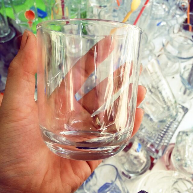 SALE GIÁ SỈ TẠI XƯỞNG Bộ 6 cốc ly thủy tinh thái lan Bầu Lùn Trơn 220ml đẹp cao cấp giá rẻ UG328