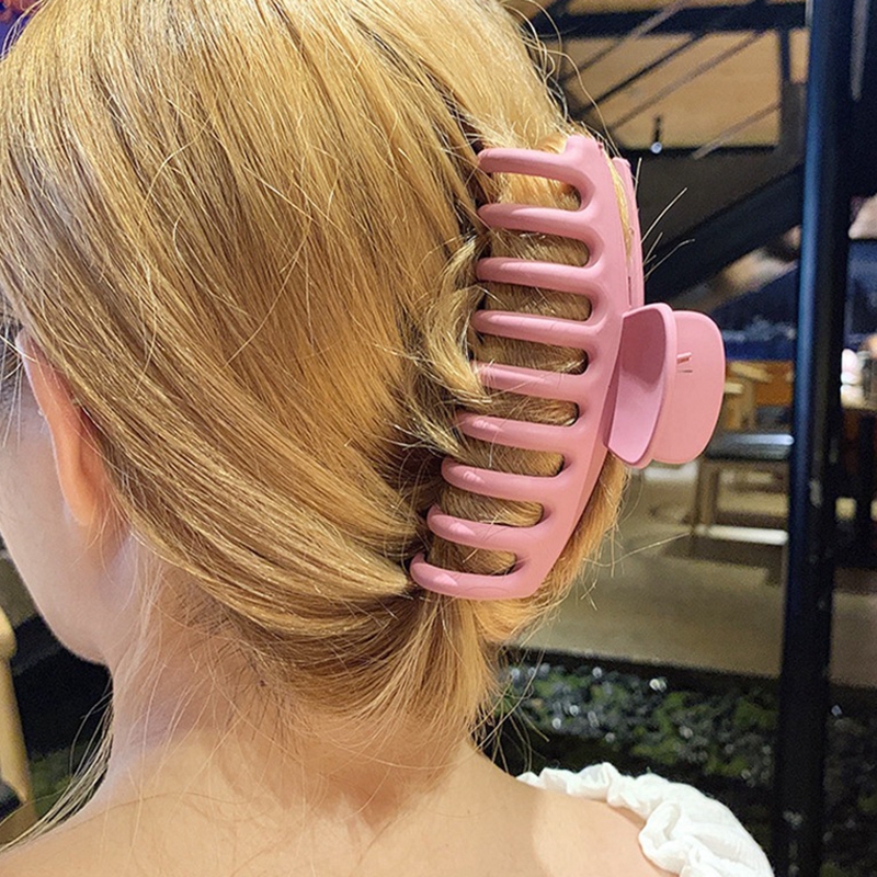 Kẹp tóc càng cua thiết kế đơn giản nhiều màu sắc tùy chọn cho nữ