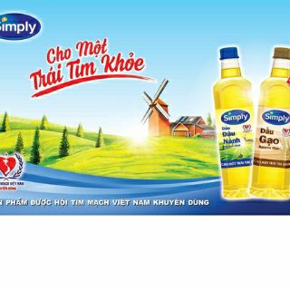 Dầu đậu nành simply 1l
