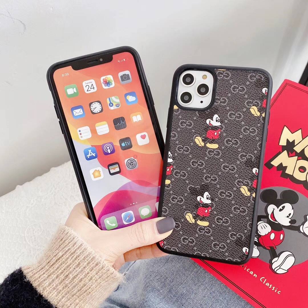 Ốp Điện Thoại Da Họa Tiết Gucci Mickey Cho Opporeno3 A31 F11Pro R17 Ax7Pro R15 R11 R9Plus F9 | BigBuy360 - bigbuy360.vn