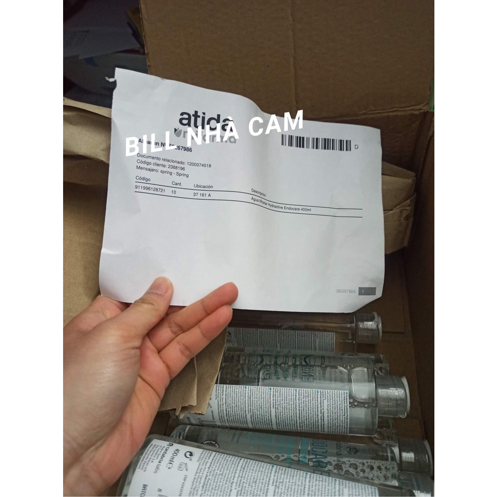 Nước tẩy trang Endocare Micellar Solution Agua Micelar 400ml