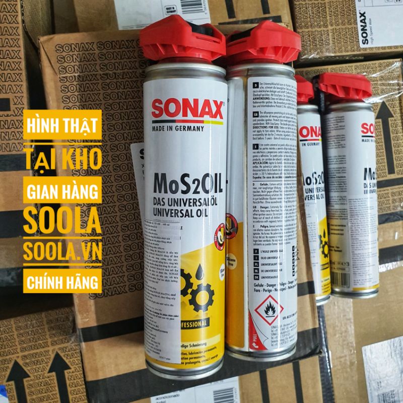 Nước rửa xe Sonax và dầu chống gỉ Sonax