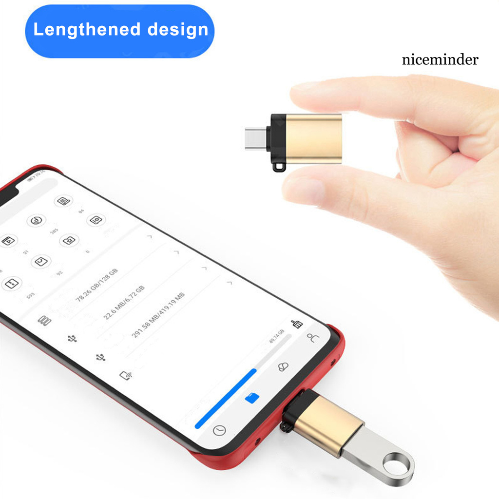 Dây cáp sạc chuyển đổi LENOVO NM Mini OTG USB 3.0 sang Type-C cho điện thoại / máy tính bảng