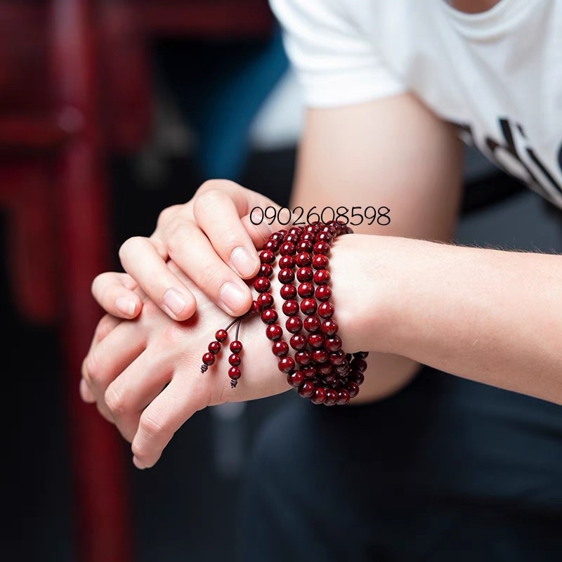 Vòng Tay Chuỗi Gỗ Tử Đàn 8mm