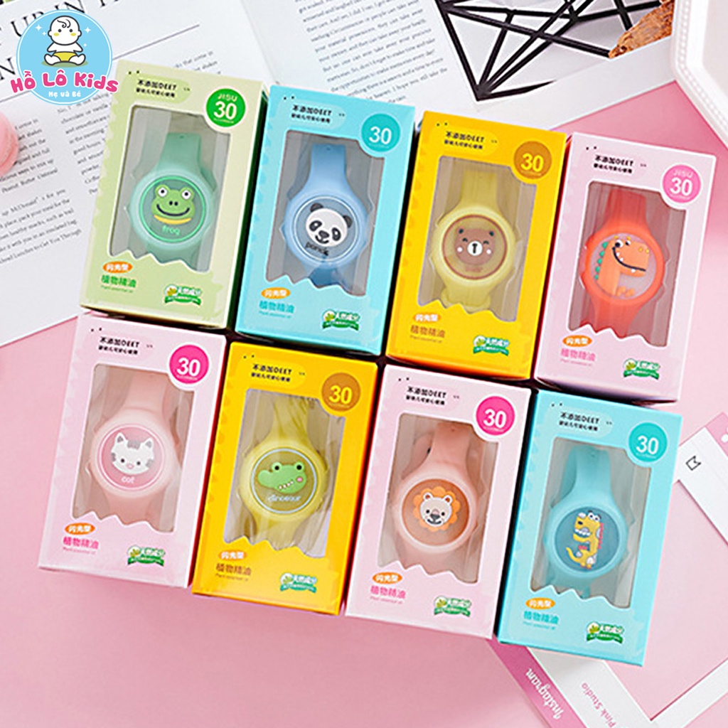 Đồng hồ tinh dầu đuổi muỗi phát sáng nhiều hình dễ thương cho bé Hồ Lô Kids