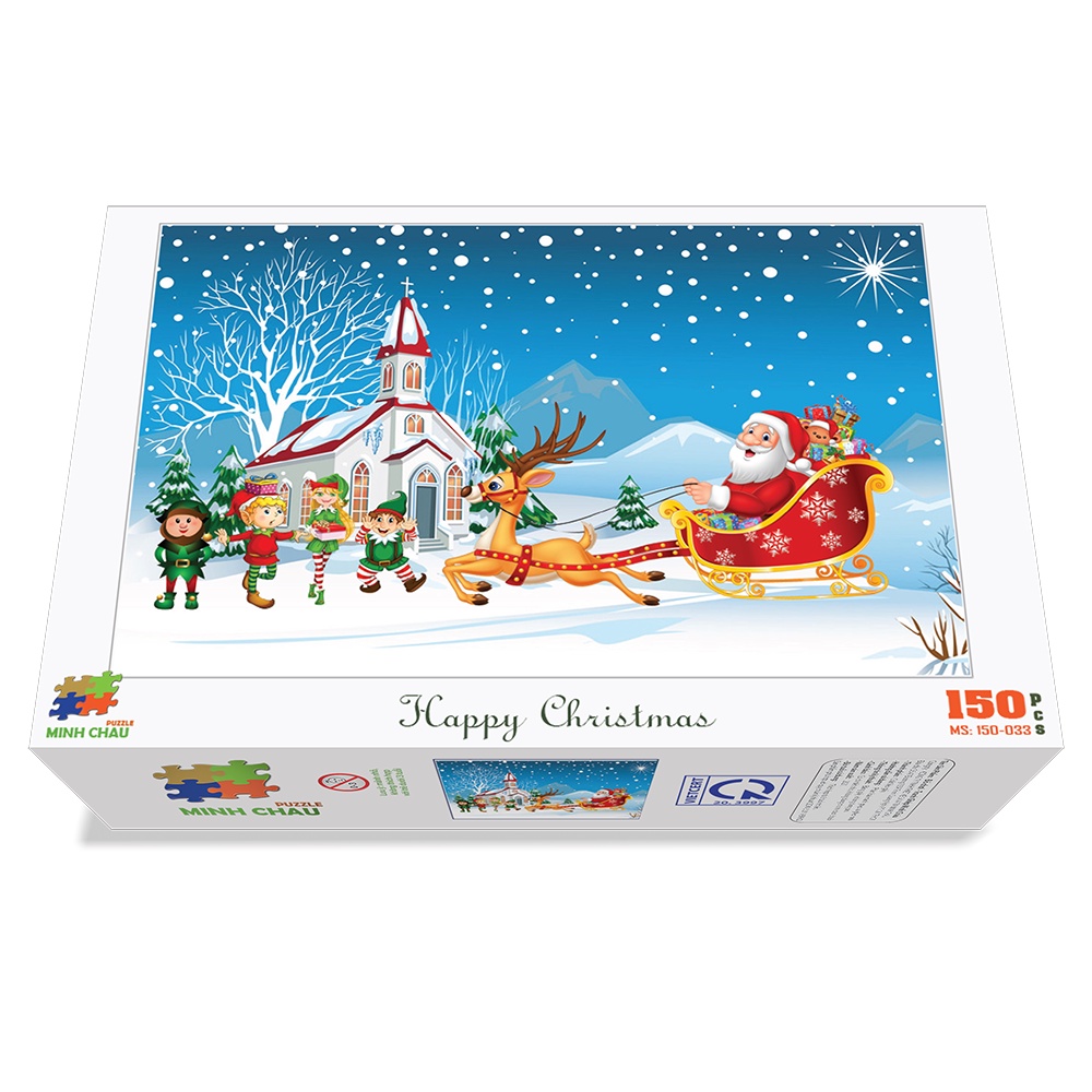 Bộ tranh xếp hình 150 mảnh - Happy Christmas