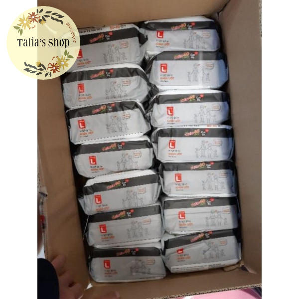 Combo 1 thùng 24 gói khăn ướt Lotte Choice L 120 tờ