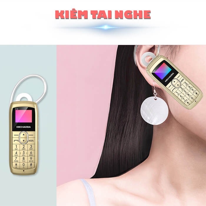 Điện thoại Mini - Kechaoda K10-  Hỗ trợ tính năng thay đổi giọng nói - Hỗ trợ kết nối với smartphone thông qua Bluetooth